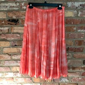 NWOT Zac & Rachel Tie Dye Pleated Skirt